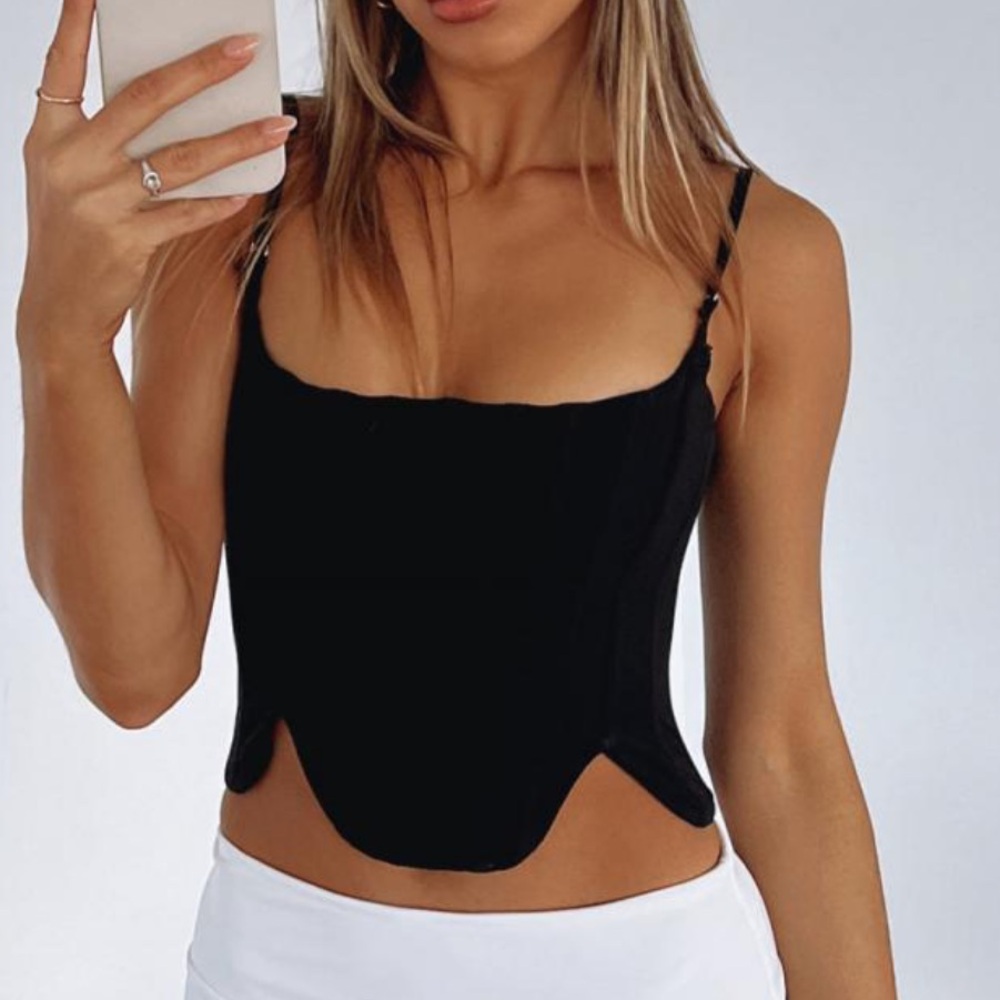 White Fox Women’s Living Large Bustier Black